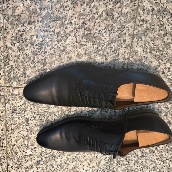 Classic GUCCI Black Leather Oxford Size 12